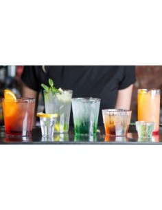 GOBELET COCKTAIL GOLDPLAST PS TRANSPARENT 420 CC 20 PCS.  ART. 2876-21 2