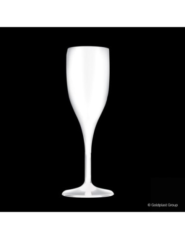 GOLDPLAST SAN FLUTE GLAS 150CC WEISS ART. 3777-11-2