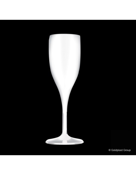 FLÛTE EN VERRE GOLDPLAST SAN 150CC ART BLANC. 3777-11-2