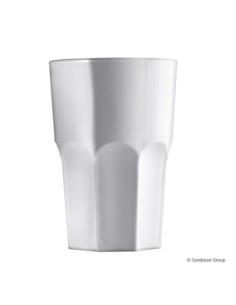 GOLDPLAST WHITE GRANITY GLÄSER 425 CC POLYCARBONAT ART. 2763-11