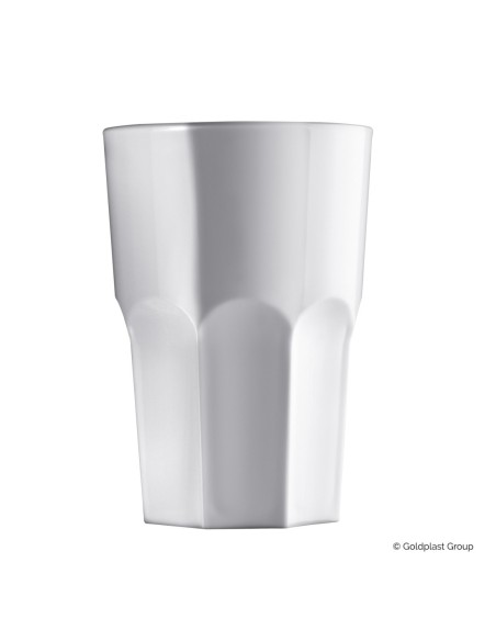 VERRES GOLDPLAST GRANITY WHITE 425cc POLYCARBONATE ART. 2763-11