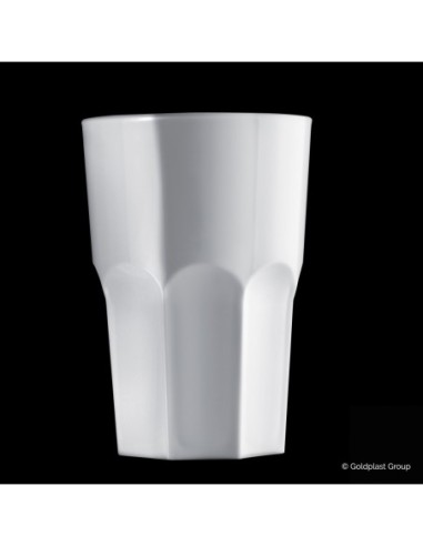 GOLDPLAST BICCHIERI GRANITY BIANCO 425 CC POLICARBONATO ART. 2763-11-2