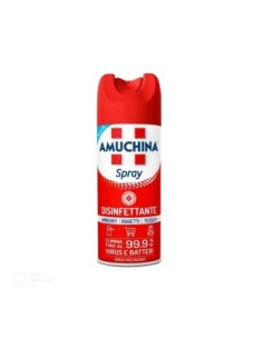AMUCHINA. Spray disinfettante ambienti-oggetti- tessuti