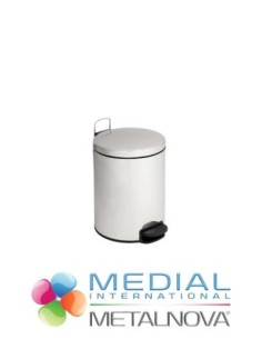 Medial Metalnova Pattumiera Pap 20 Lt Inox con Pedale Art. 112205
