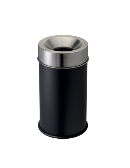 Medial Metalnova Vieux Grisu Vip ignifuge Noir/Acier inoxydable 90 Lt Art. 770052