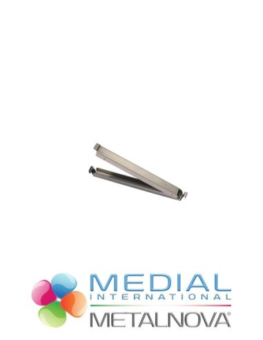 Medial Metalnova Separatore Inox Per Contenitore Mobile 70+110 Lt Art. 790699