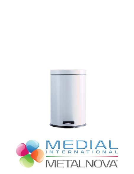 Medial Metalnova Pattumiera Pap 20 Lt Bianco Art. 101201