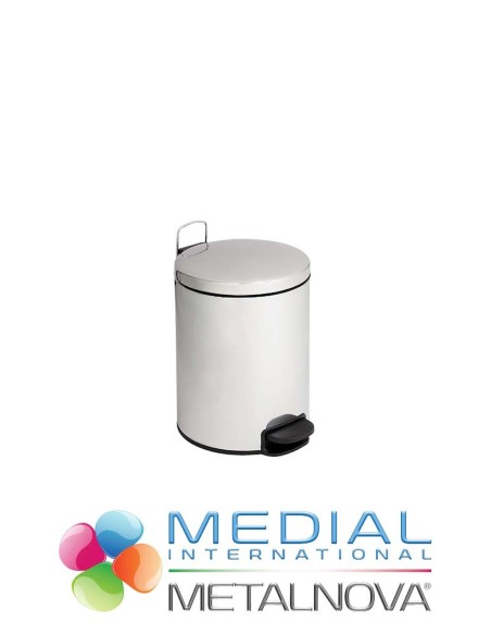 Medial Metalnova Dustbin Pap 20 Lt Inox avec Pedal Art. 112205