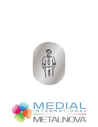 Mediales Metalnova Piktogramm Mann Art.719951