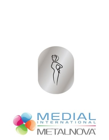 Mediales Metalnova Frauen-Pittogramm Art.-719952