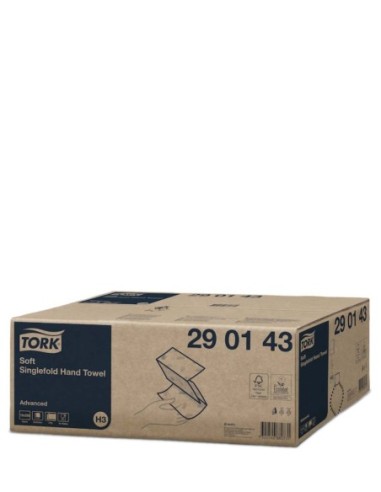 TORK ASCIUGAMANI PIEGATI  A "V" H3 SOFT 2V PZ. 15X250  290143_2