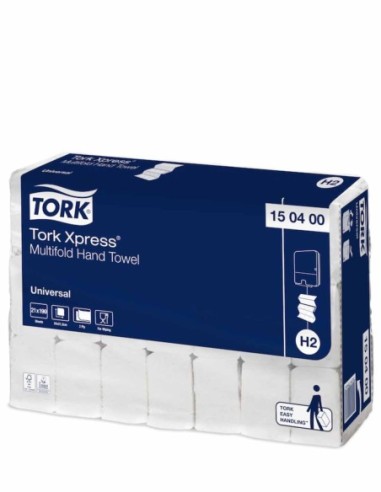 TORK SERVIETTES PLIÉES « Z » UNIVERSAL H2 21x23 PCS.3.990 150400