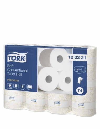 PAPIER HYGIÉNIQUE À BANDES TORK PREMIUM 96 ROULEAUX 2 PLY 120221_2