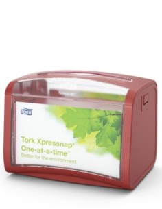 PORTE-SERVIETTES INTERCALÉ TORK XPRES N4 RED 272612