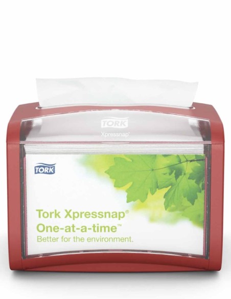 TORK PORTATOVAGLIOLI INTERCALATI XPRES N4 ROSSO  272612_2