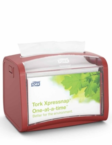 PORTE-SERVIETTE INTERCALÉ TORK XPRES N4 RED 272612-4