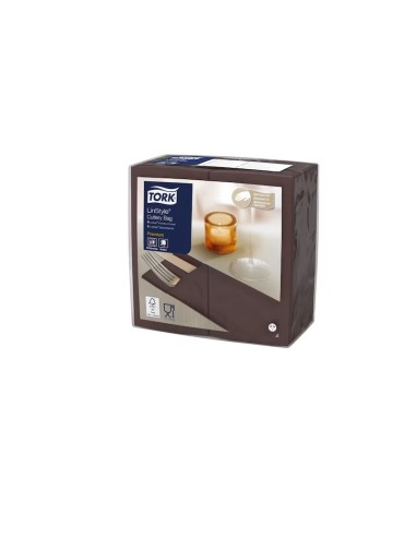 Tork Premium LinStyle® Besteckserviette Kakao 509605