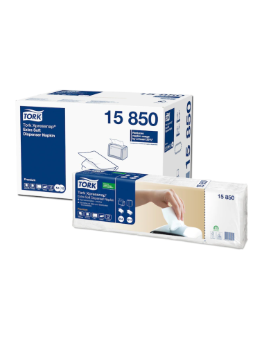 Tork Xpressnap® Weiße extraweiche Serviette für Spender 15850
