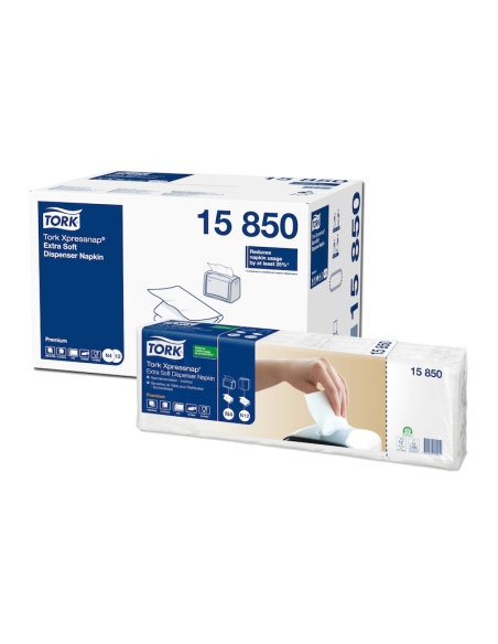 Tork Xpressnap® Weiße extraweiche Serviette für Spender 15850