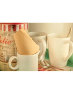 Infibra Servietten 33x33 2-lagig creme Stk.50 Art. 0330 2