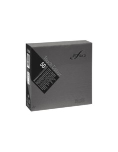 Infibra Servietten 33x33 2-lagig schwarz 50 Stück Art. 0334