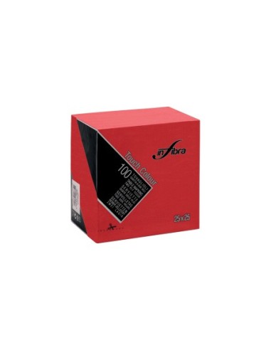 Infibra Servietten 24x24 2-lagig rot Stk. 100 Artikel 0264