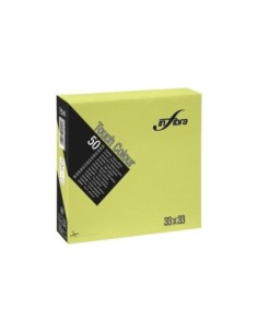 Infibra tovaglioli 33x33 2 veli verde lime pz.50 art 0640