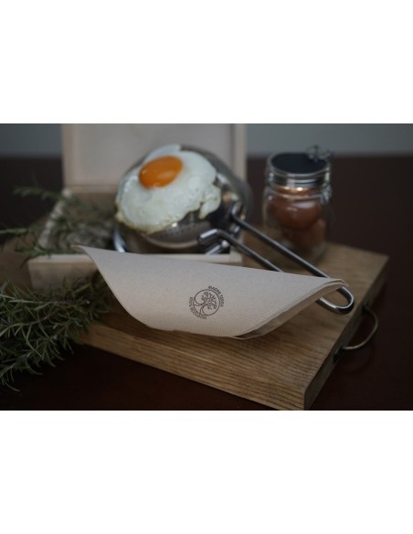 Infibra serviettes 38x38 2 plis terre mère pc.40 art. I-0014 Art 0015