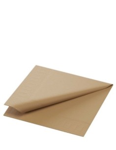 DUNI Zelluloseserviette 24 x 24 cm Öko Braun 2-lagig Artikel 178647
