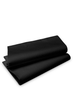 DUNI Couverture teinte Evolin 110 x 110 cm Noir