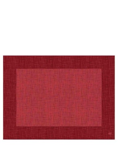 DUNI Tischset Dunicel 30 x 40 cm Linnea Bordeaux Artikel 178379/178338