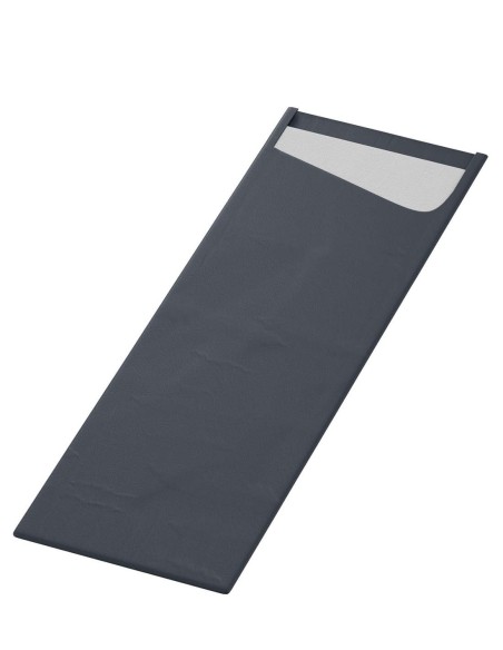 DUNI SACS P/COUVERTS SLIM NOIR 7X23 CM PZ. 60 161339 ART
