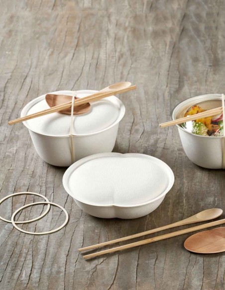 DUNI BAGASSE SCHALE ATLANTIS STK 50 160X149X45mm 500 ml ART 190033