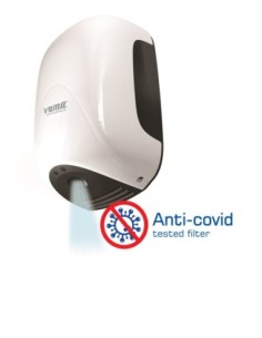 VAMA ELEKTRISCHER HÄNDETROCKNER SMART JET MINI 900W ABS WEISS ART.-NR. SMART JET MINI BF