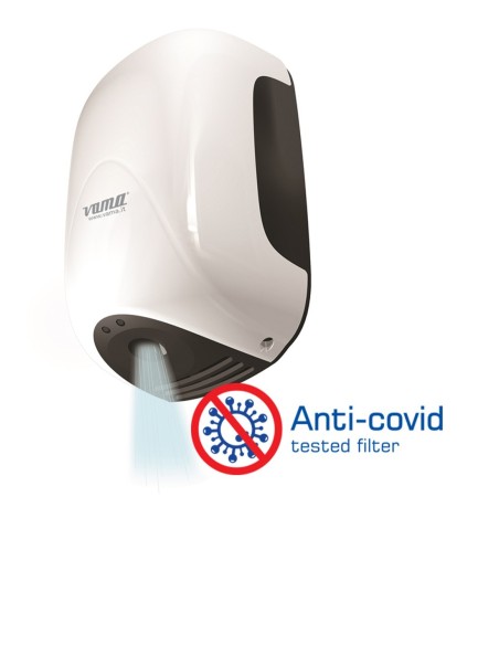 VAMA ASCIUGAMANI ELETTRICO SMART JET MINI 900W ABS BIANCO ART. SMART JET MINI BF