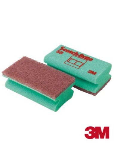 Scotch-Brite Spugna Antigraffio Accoppiato Delicato Salvadita Art.58 Verde Art. 84754