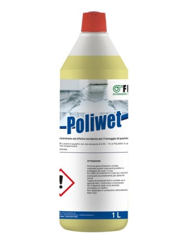 FIRMA POLIWET lavapavimenti concentrato lucidante HACCP 1lt