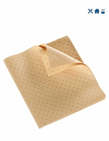 Particolare Eudorex panno extra vetri 38x40 forato pz 5 pelle in pu 819