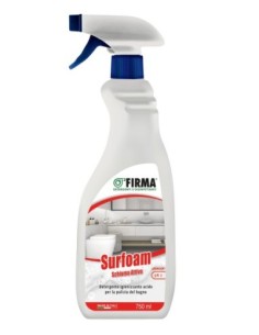 FIRMA Surfoam detergente igienizzante acido pulizia bagno 