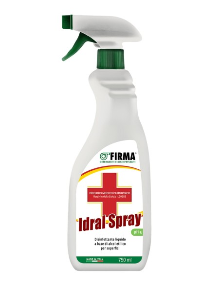 IDRAL75 Spray désinfectant hydroalcoolique PMC HACCP