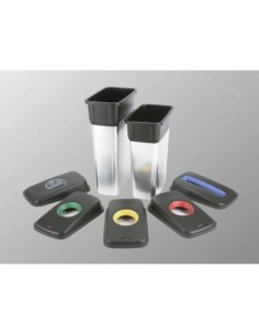 PATTUMIERA GEO METALLIC LT.70 METALLO E NERO ART.137729