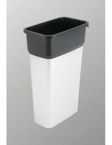 VILEDA GEO METALLIC DUSTBIN LT.70 MÉTAL ET NOIR...