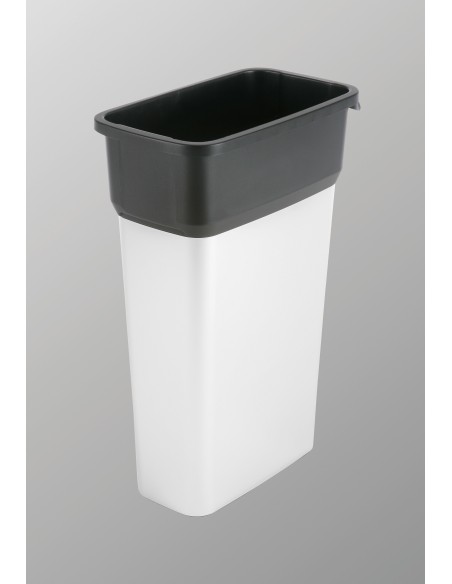 VILEDA GEO METALLIC DUSTBIN LT.70 MÉTAL ET NOIR ART.137729