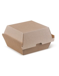 PAPERLYNEN KARTONBEHÄLTER FÜR HAMBURGER 105x102x83 mm...