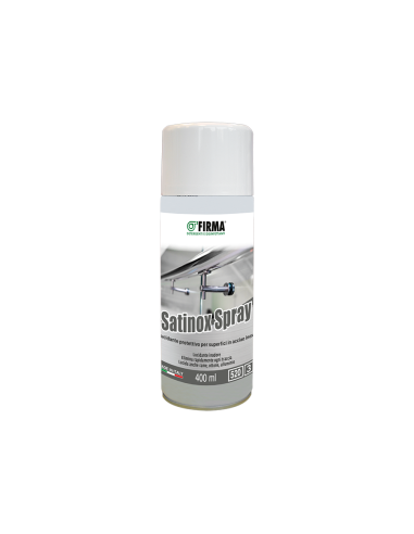 FIRMA SATINOX SPRAY-POLIERREINIGUNGSMITTEL FÜR SATINIERTEN EDELSTAHL FLASCHE MIT 400 ML.