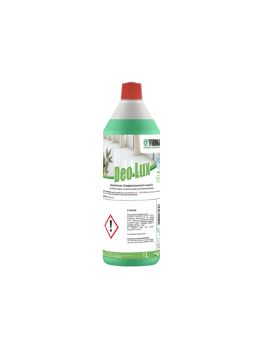 FIRMA FLOOR CLEANER DEO LUX DUFTENDES WASCHMITTEL MIT POLIEREFFEKT. HACCP. 1-Liter-Flasche