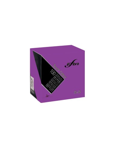 INFIBRA SERVIETTEN 24X24 2-LAGIG LILA ST. 100 ZELLULOSE 100 % TOUCH-SYSTEM-EFFEKT. Umweltzeichen und FSC