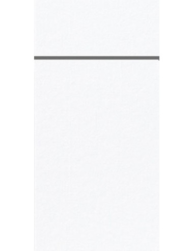 DUNI SACS P/COUVERTS DUNILETTO BLANC 40x48...