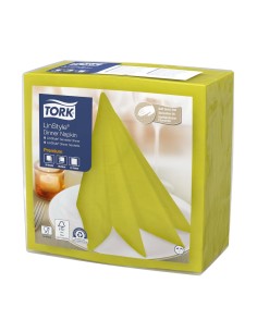 TORK NAPKINS 39X39 LINSTYLE PISTACHIO PCS. 50  478876