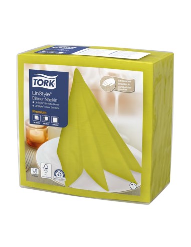 TORK NAPKINS 39X39 LINSTYLE PISTACHIO PCS. 50...